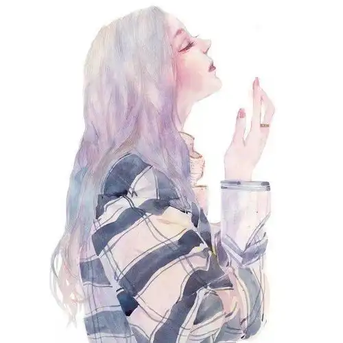 动漫女生头像请你就这样静静的蛰伏在我心里