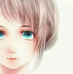 二次元樱发蓝瞳女孩图片,小说用,谢谢