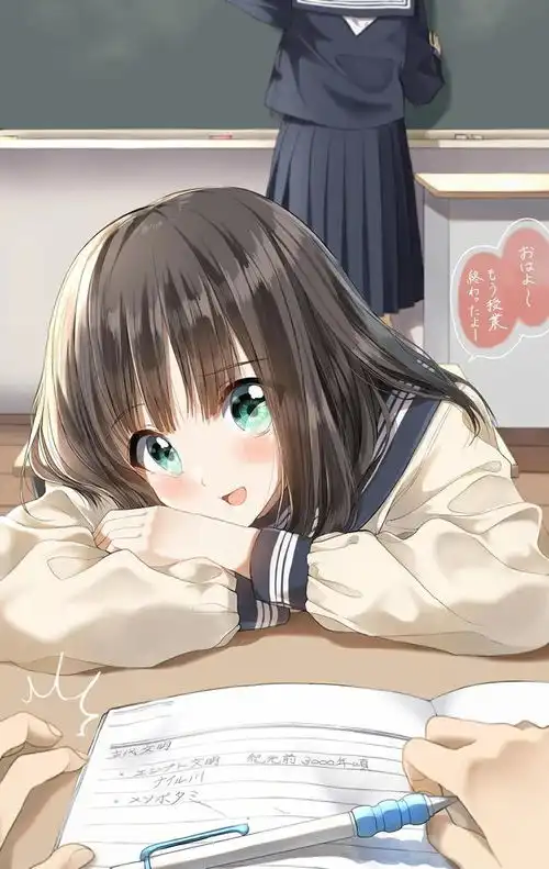 超有故事的二次元校园青春少女插画作品动漫美图壁纸来啦
