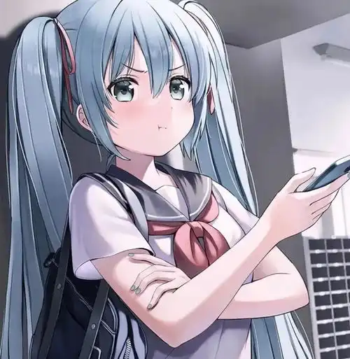 日系双马尾可爱动漫女生头像