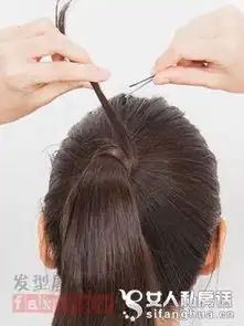 女生扎马尾教程30秒清爽俏丽
