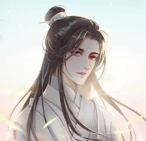 古风男生头像爱你,大概从这到月亮,再绕回来,这么远