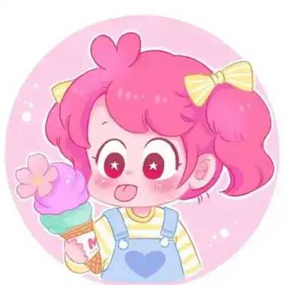 粉色系少女动漫可爱头像