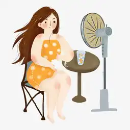 夏季夏天解暑的女孩图片素材psb格式下载动漫人物大全