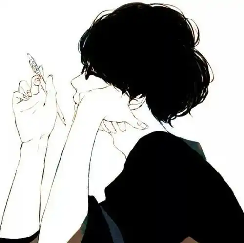 动漫男生头像我清楚每次谈恋爱到最后都只是我动过心