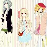 姐妹动漫闺蜜头像很傻很天真更可爱