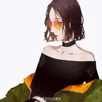 黑暗病娇系二次元头像女四次元青苔