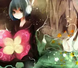 求二次元女生戴耳机的头像