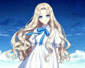 求银发紫瞳的二次元高冷少女图片不要是动漫里的