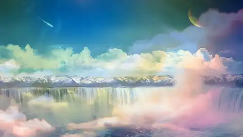 唯美二次元动漫风景美图壁纸只可惜,万般景象不及你