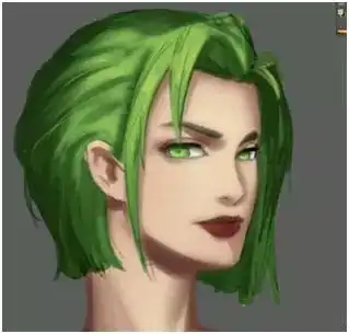cg原画插画教程头部绘制的定点诀窍示范