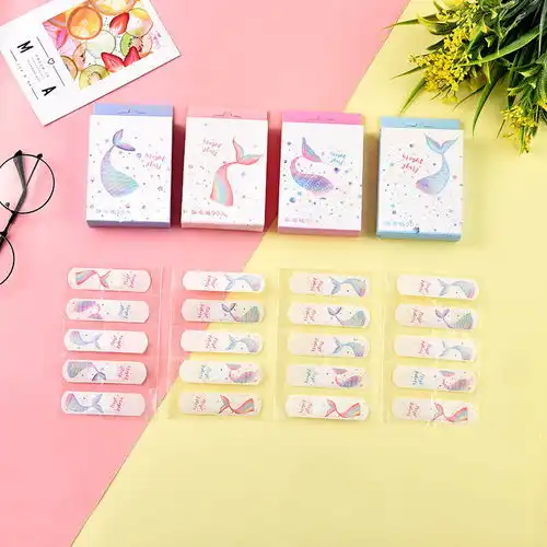 卡通可爱防水创口贴可爱韩国抖音少女止血贴ok绷防磨脚贴创可贴
