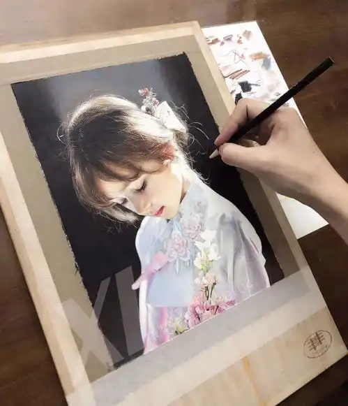 人称彩铅界冷军的美少年,他笔下的小仙女被画活了,看一眼就沦陷了
