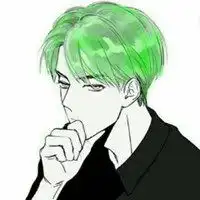 动漫绿头发头像帅气微信头像图片大全