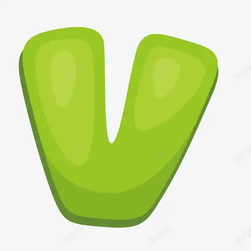 创意卡通装饰英文字母立体字母v高清素材设计免费下载页面网页平面电商创意素材png素材素材