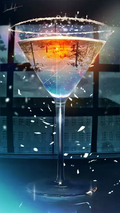 换个清凉感满满的夏日动漫壁纸吧玻璃容器特辑p站美图欣赏