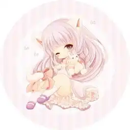 粉萌妹子女孩