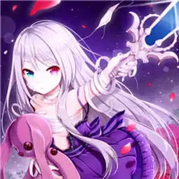 求类似这种的异色双瞳二次元少女图片,越多越好