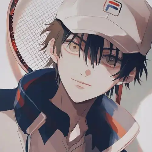 动漫男头听云与明月窃语,看满天熠熠星辰