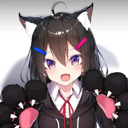 当三次元猫咪拟人化,咬面包的样子太可爱,为啥我家猫咪不能变