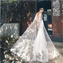 穿白色婚纱的女生头像2018流行的西式婚纱照风格
