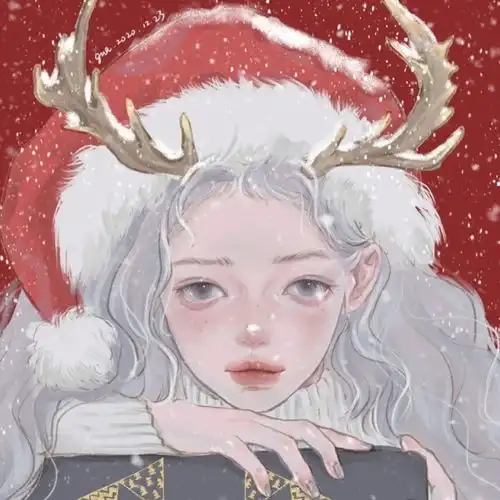 女头插画女生头像