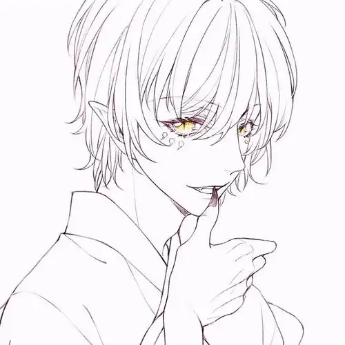 冷酷帅气二次元男生头像男生动漫头像