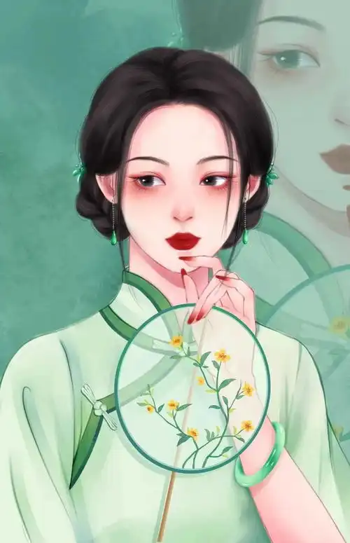 插画丨一组精致的古风女子图