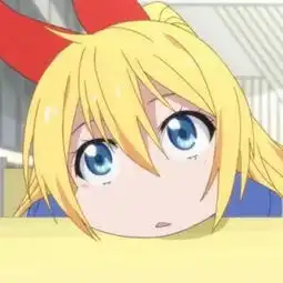 头像控戴着红色兔耳朵头巾的可爱少女