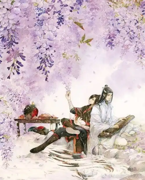 古风图片男耽美的或魔道祖师的尽量前一个都在线等急求