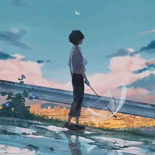 有关爱情的温柔的文案和动漫男生头像