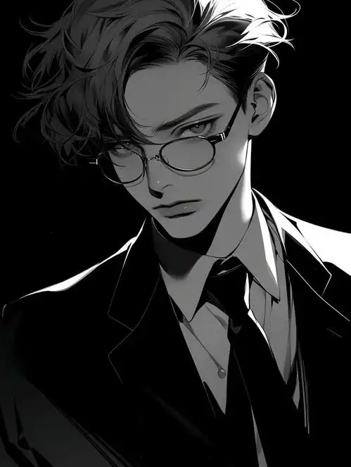 斯文败类禁欲系男生头像动漫