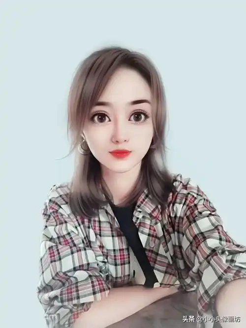 你的头像该换了,真人照片变漫画头像,气质又清雅