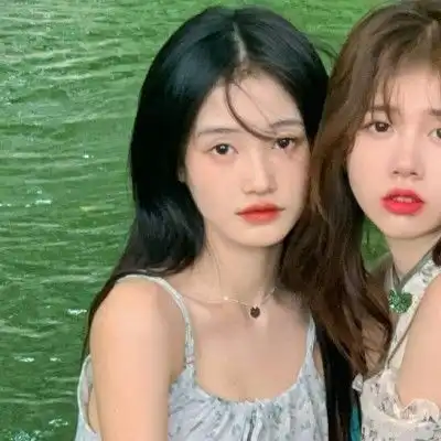 ins仙气闺蜜女生头像