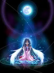 求两张图,一张要是古代美女图,还有一张要黑发黑眸的动漫美女图银发紫眸或银发红眸也行
