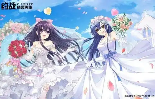 约会大作战是一部百合动漫妹子们的花嫁造型,果然是士织好看