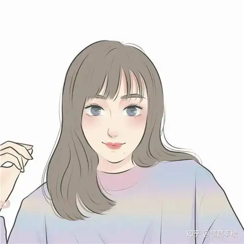 卡通手绘头像女可爱好看的动漫头像手绘适合永久做头像的图片
