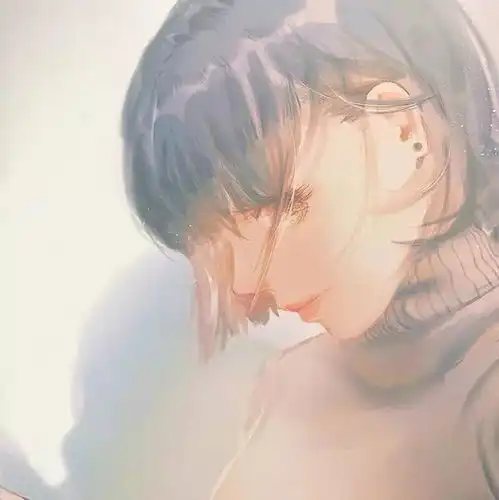 手绘女头你长大了,要做好每个人都会离开的准备