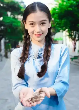 女星双马尾造型baby热巴没啥,看见杨超越后,我心都碎了