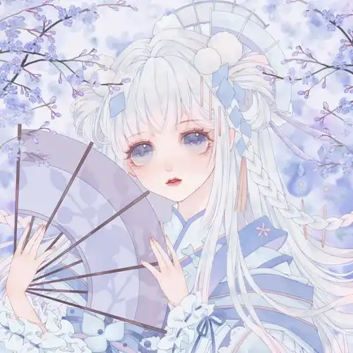 动漫闺蜜头像我是檐上三寸雪,你是人间惊鸿客