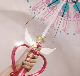 这是啥神仙雨伞打开就美少女战士附体少女心瞬间原地爆炸