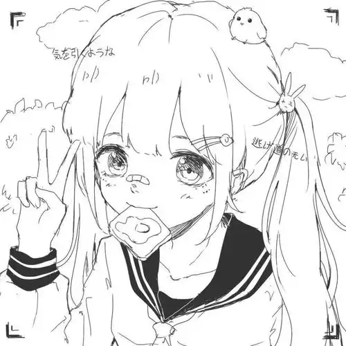 动漫头像满屏男女生黑白漫画风动漫头像,值得保存
