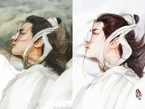 漫画脸pk真人,罗云熙古风小说男主,郭富城中二造型都这么帅