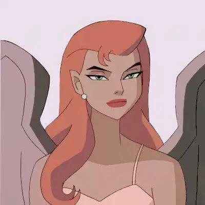 dc漫画有个女的粉头发,绿眼睛,白翅膀,左面耳朵戴个白色耳钉的动漫叫什么