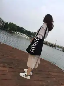 醉火的抖音同款帆布包青岛代工男女单肩手拎休闲全棉帆布包