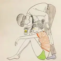 这对情侣的大尺度情趣漫画,看了一张脸就红了......