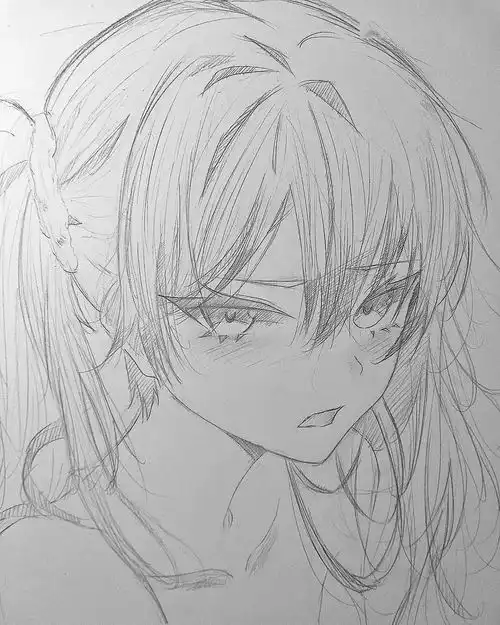 想练习动漫女生头部吗这组素材够你画很久