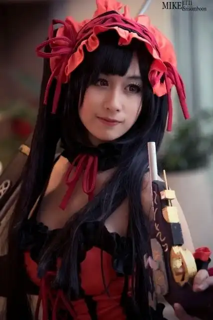 动画约会大作战中,最坏的精灵时崎狂三的cosplay特辑