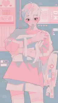 看他画笔下的小哥哥,仿佛找到了初恋的感觉
