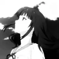 动漫黑色头像动漫黑色伤感女生头像